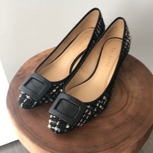 Talbots size 7 tweed block heel shoes